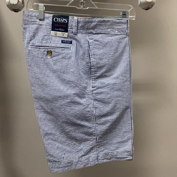 SZ 32 Chaps Seersucker Shorts - Picture 3 of 9